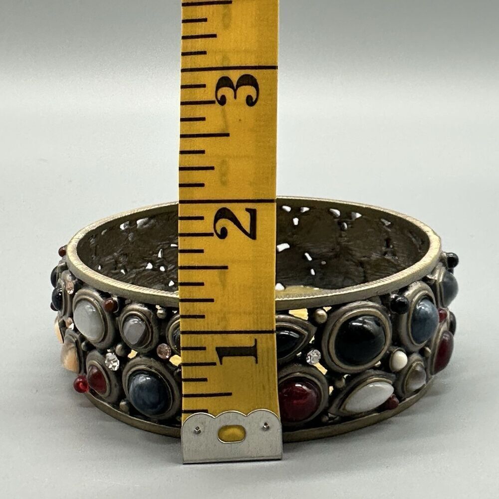 Olivia Riegel Trinket Box Candle Holder Jewelry Box Crystals Rhinestones NO LID - Picture 8 of 8